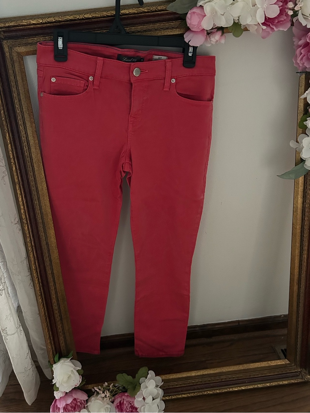 Level 99 Lily Slim Stretch Skinny Jeans in Rose